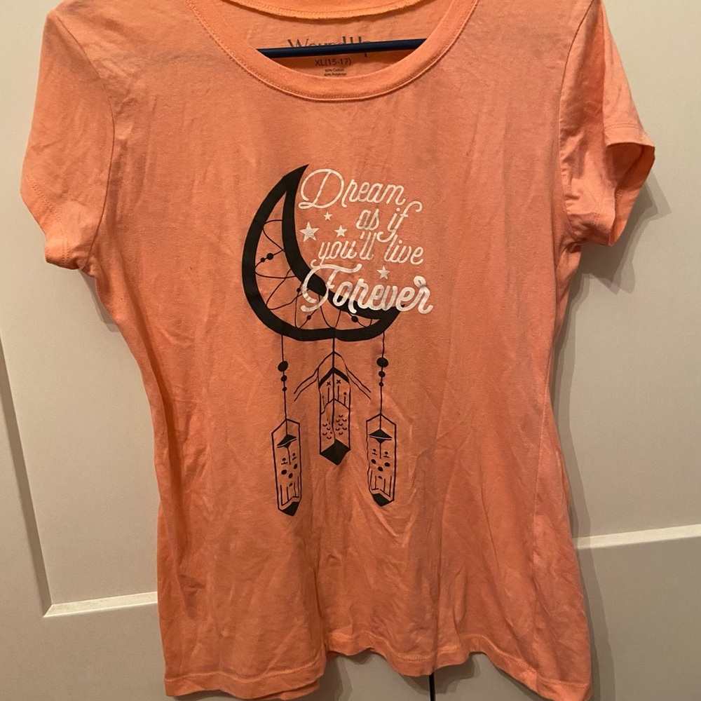 Cute pink tee